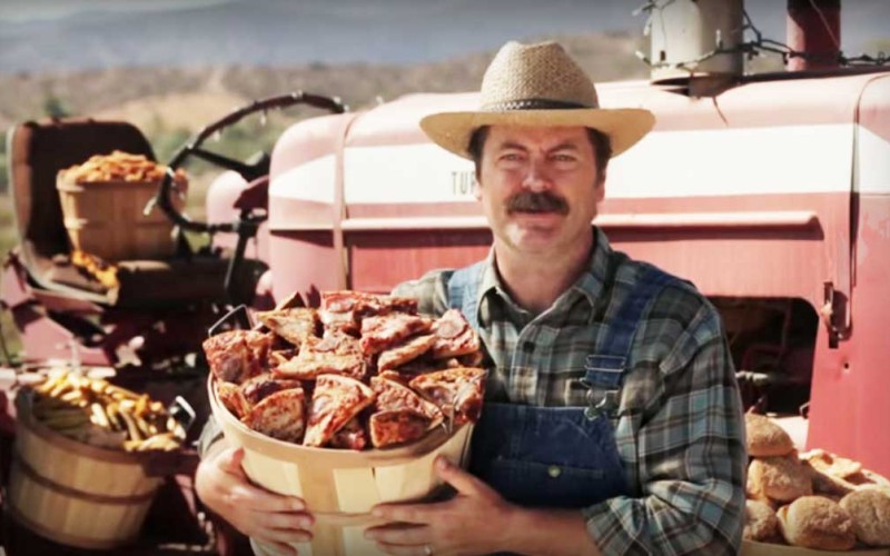 Nick Offerman Is Growing Pizzas On Vines To Raise Awareness For The Heart Association