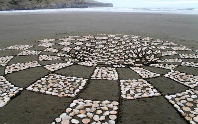Two Artists Pair Up To Create Some Mind-Bending Art On The Beach