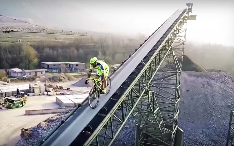 Extreme Freestyle Biking: Vittorio Brumotti Does Impossible Things on a Road Bike