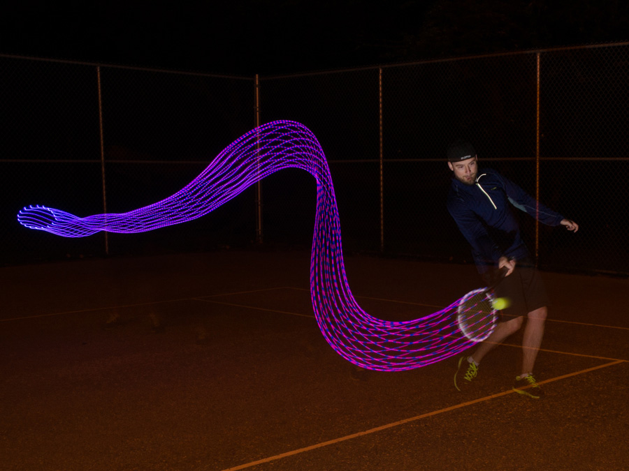 tennis light movement