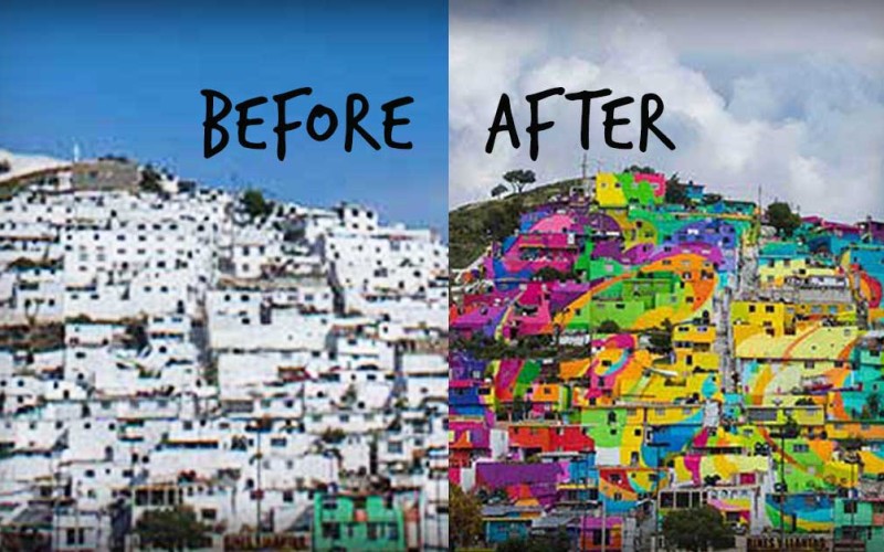 Rainbow Mural Transforms This Town Both Visually And Socially