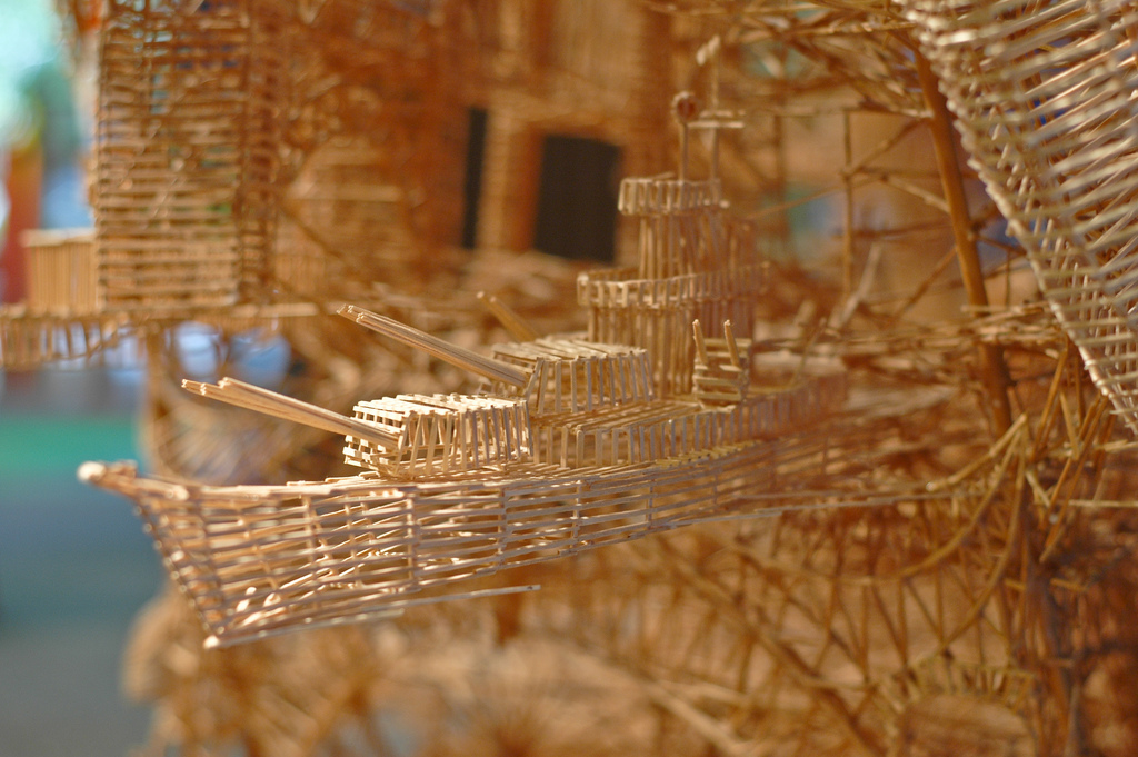 Scott Weavers Toothpick Sculpture