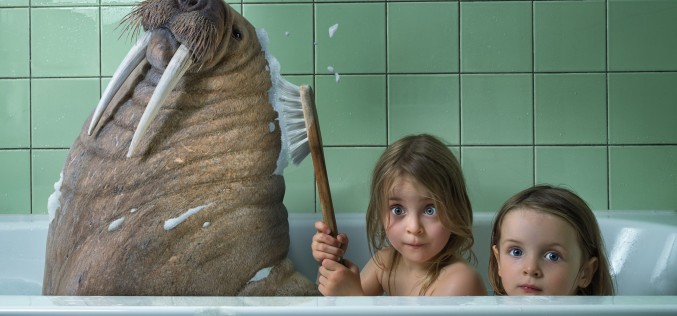 Father Makes Crazy PhotoShop Scenes With His Three Daughters